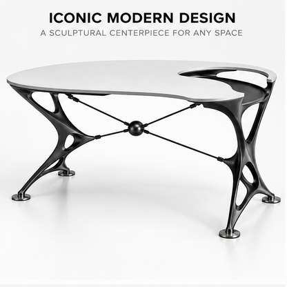 domivov® Sculptural Ergonomic Cutout Desk