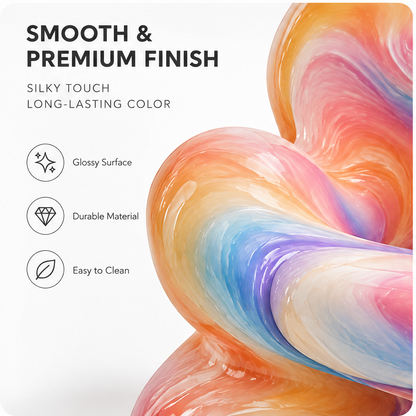 domivov® Rainbow Swirl Sculptural Lounge Chair