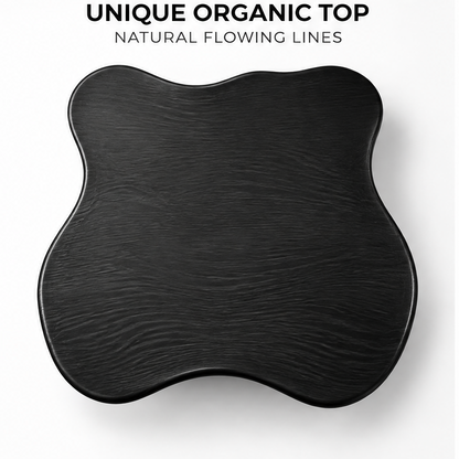 domivov® Black Organic Sculptural Accent Table