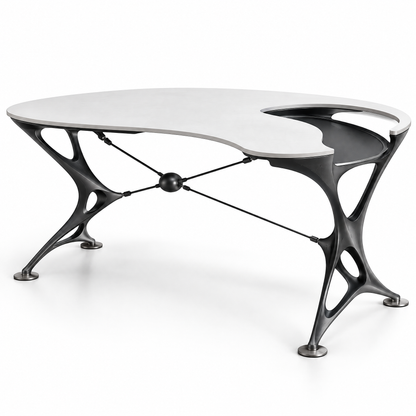 domivov® Sculptural Ergonomic Cutout Desk