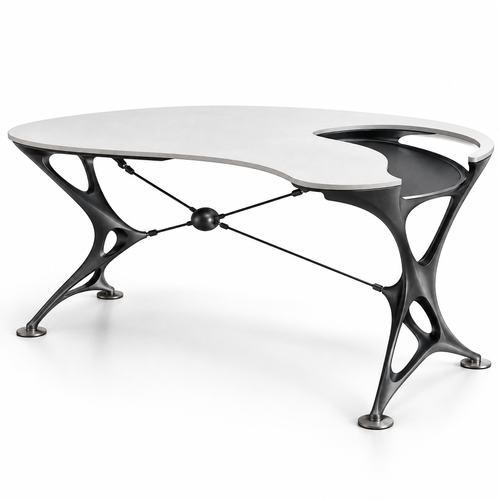domivov® Sculptural Ergonomic Cutout Desk