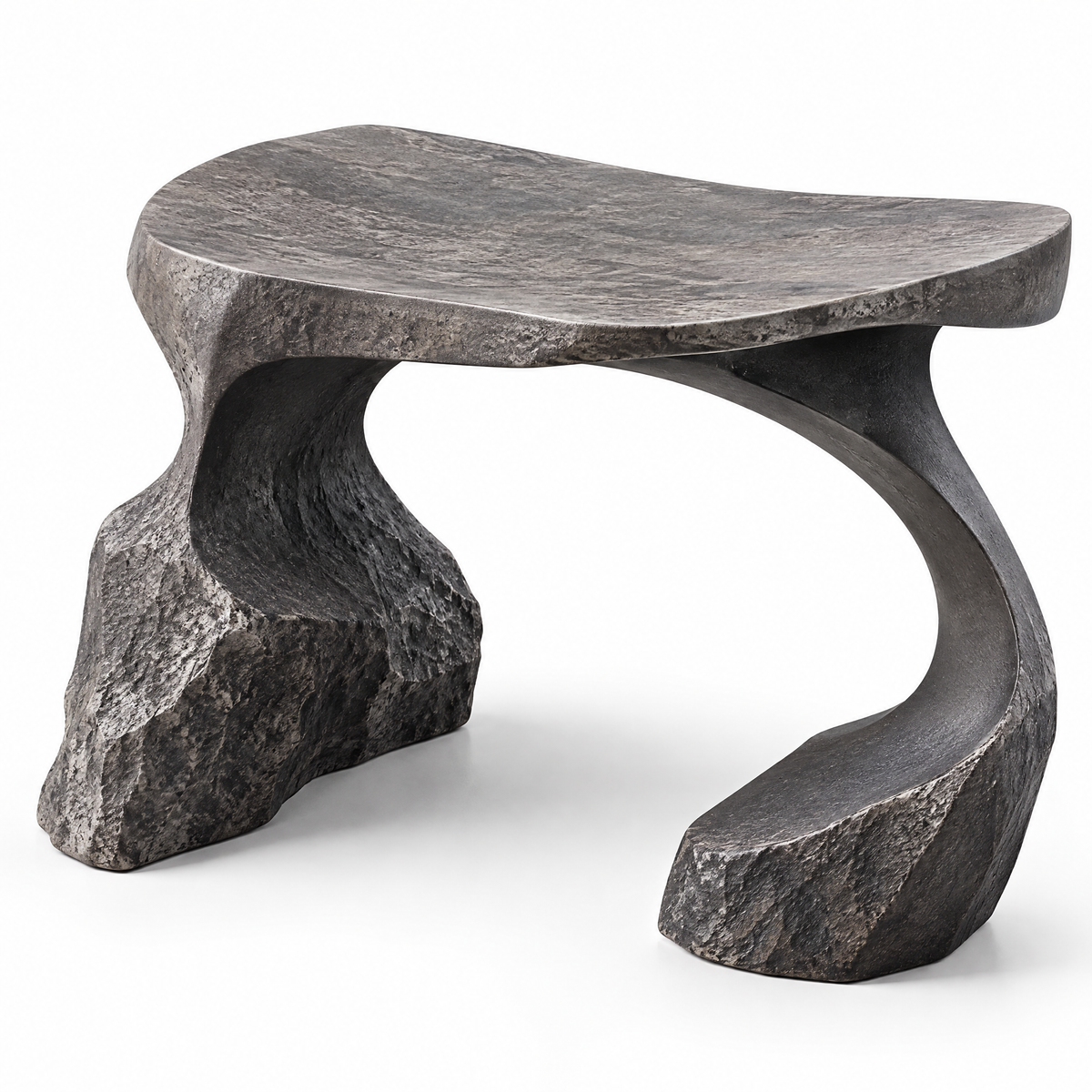 domivov® Sculptural Natural Stone Stool
