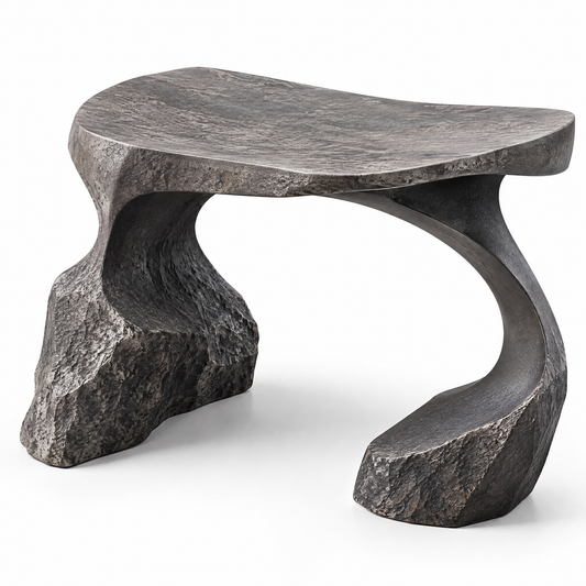 domivov® Sculptural Natural Stone Stool